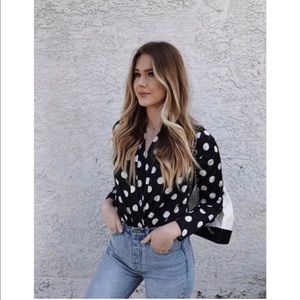 Sold out Zara polka dot bodysuit